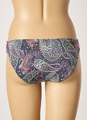 Bas de maillot de bain imprimé fantaisie culotte bleu CHERRY BEACH femme
