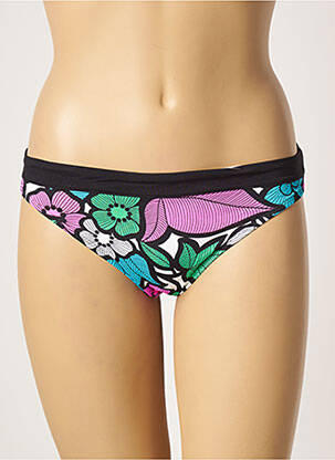 Bas de maillot de bain imprimé fantaisie culotte bleu CHERRY BEACH femme