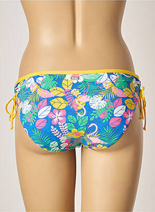 Bas de maillot de bain imprimé fantaisie culotte bleu CHERRY BEACH femme