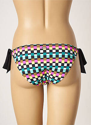 Bas de maillot de bain imprimé fantaisie bikini bleu CHERRY BEACH femme