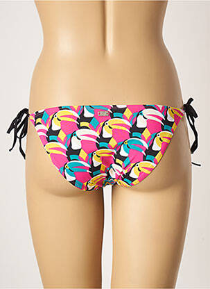 Bas de maillot de bain imprimé fantaisie bikini rose CHERRY BEACH femme