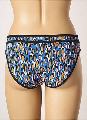 Bas de maillot de bain imprimé fantaisie culotte bleu BELCOR femme