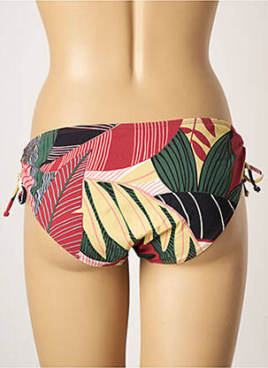 Bas de maillot de bain imprimé tie and dye culotte rose BELCOR femme