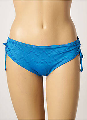 Bas de maillot de bain imprimé fantaisie culotte bleu BELCOR femme