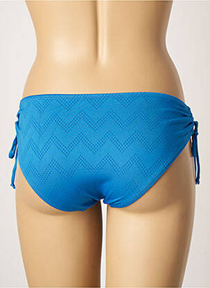 Bas de maillot de bain imprimé fantaisie culotte bleu BELCOR femme