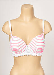 Soutien-gorge effet matière satinée haut soutien-gorge moulé blanc PASSIONATA femme