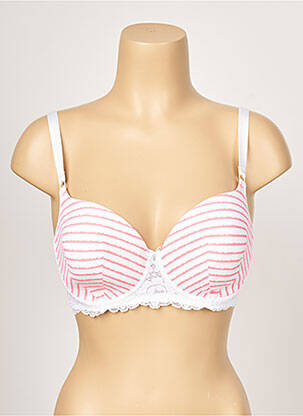 Soutien-gorge effet matière satinée haut soutien-gorge moulé blanc PASSIONATA femme