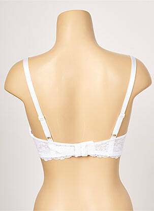 Soutien-gorge effet matière satinée haut soutien-gorge moulé blanc PASSIONATA femme