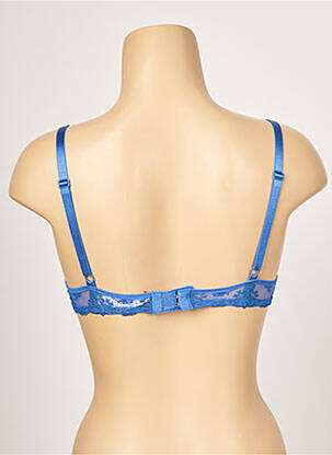 Soutien-gorge effet matière satinée haut soutien-gorge moulé bleu PASSIONATA femme
