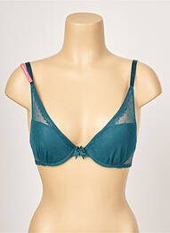 Soutien-gorge effet matière satinée haut soutien-gorge push-up vert PASSIONATA femme