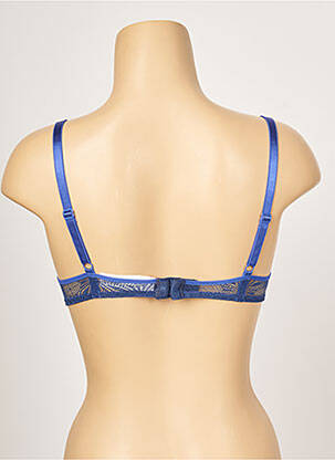Soutien-gorge effet matière satinée haut soutien-gorge push-up bleu PASSIONATA femme