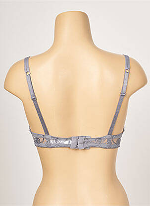 Soutien-gorge effet matière satinée haut soutien-gorge push-up gris PASSIONATA femme