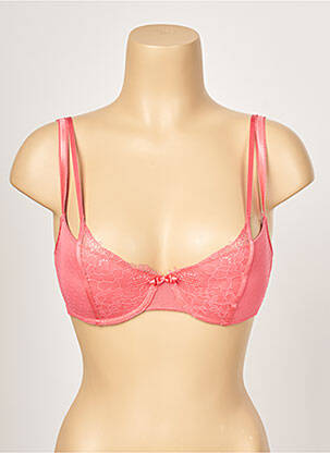 Soutien-gorge effet matière satinée haut soutien-gorge avec mousse de rembourrage amovible rose PASSIONATA femme