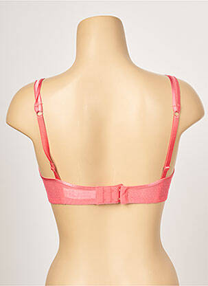 Soutien-gorge effet matière satinée haut soutien-gorge avec mousse de rembourrage amovible rose PASSIONATA femme