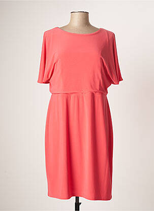 Robe mi-longue manches courtes manches courtes rose DAMART femme
