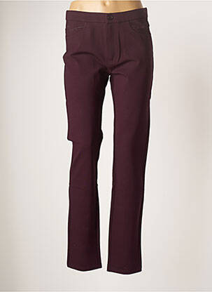 Pantalon slim stretch taille normale violet YOULINE femme