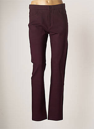 Pantalon slim stretch taille normale violet YOULINE femme