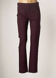 Pantalon slim broderie rivets taille normale violet YOULINE femme
