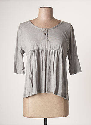 T-shirt gris KOOKAI pour femme