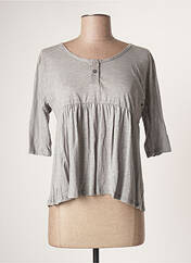 T-shirt gris KOOKAI pour femme seconde vue