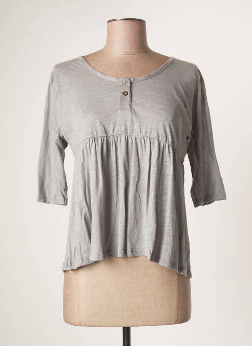 T-shirt gris KOOKAI pour femme