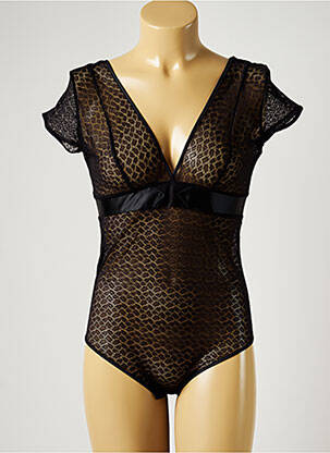 Body lingerie noir IMPLICITE pour femme