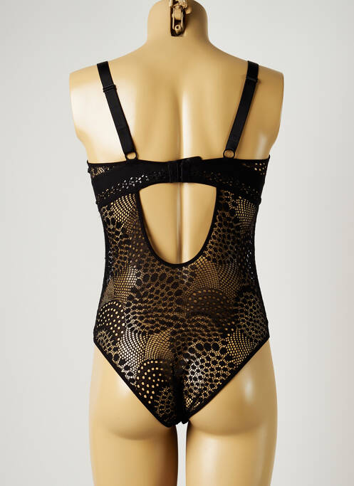 Body lingerie noir IMPLICITE pour femme