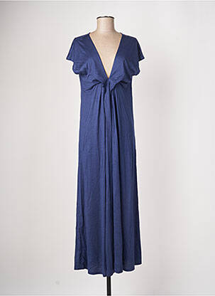 Chemise de nuit stretch bleu SIMONE PERELE femme