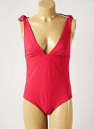 Maillot de bain 1 pièce stretch haut triangles rose SIMONE PERELE femme