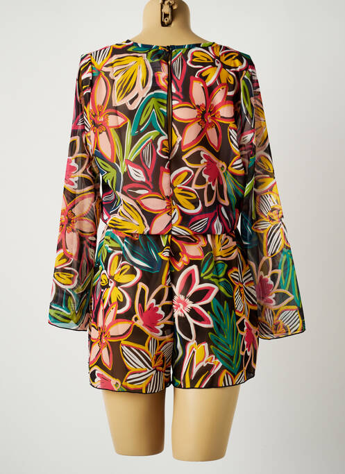 Combishort noir CHERRY BEACH pour femme