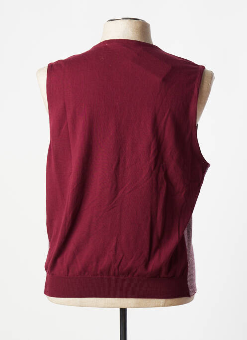 Gilet sans manche rouge GRAN SASSO pour homme