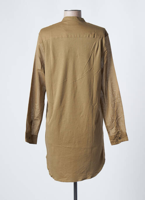 Tunique manches longues vert MAJESTIC FILATURES pour femme