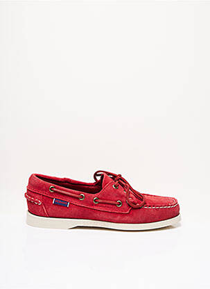 Chaussures bâteau rouge SEBAGO pour femme