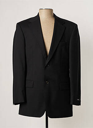 Blazer poignets boutonnés avec fente noir HUGO BOSS homme