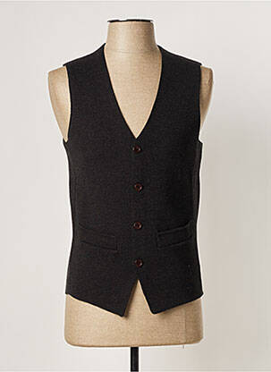 Gilet sans manche tissage chiné gris CH. K. WILLIAMS homme