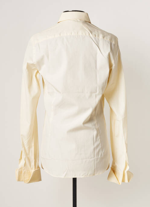 Chemise manches longues beige ALAIN GAUTHIER pour homme