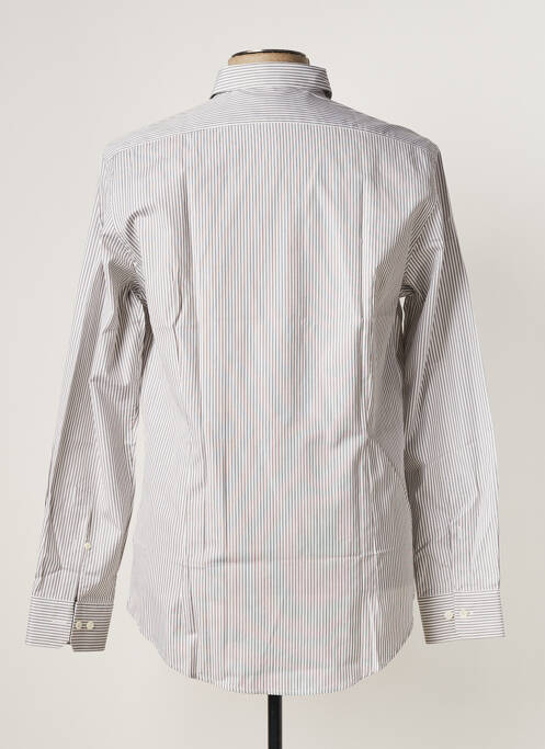 Chemise manches longues gris PAL ZILERI pour homme