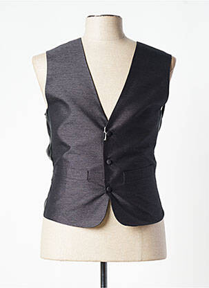 Gilet sans manche empiècements gris SMART homme