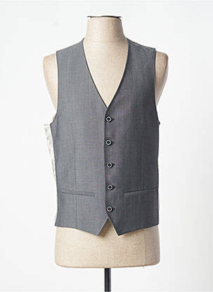 Gilet sans manche effet matière satinée gris ROY ROBSON homme