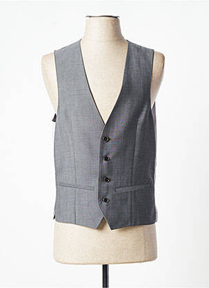 Gilet sans manche effet matière satinée gris ROY ROBSON homme