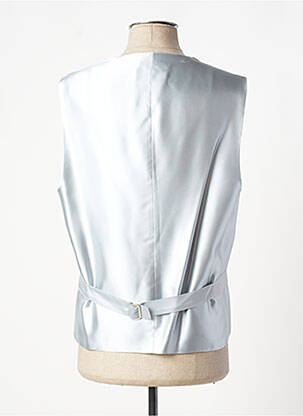 Gilet sans manche tissage satiné gris SMART homme