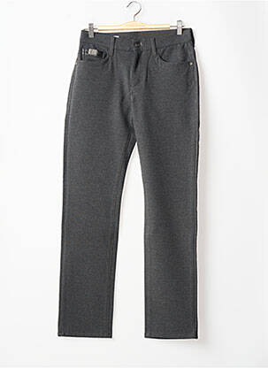 Pantalon droit gris BIKKEMBERGS pour homme