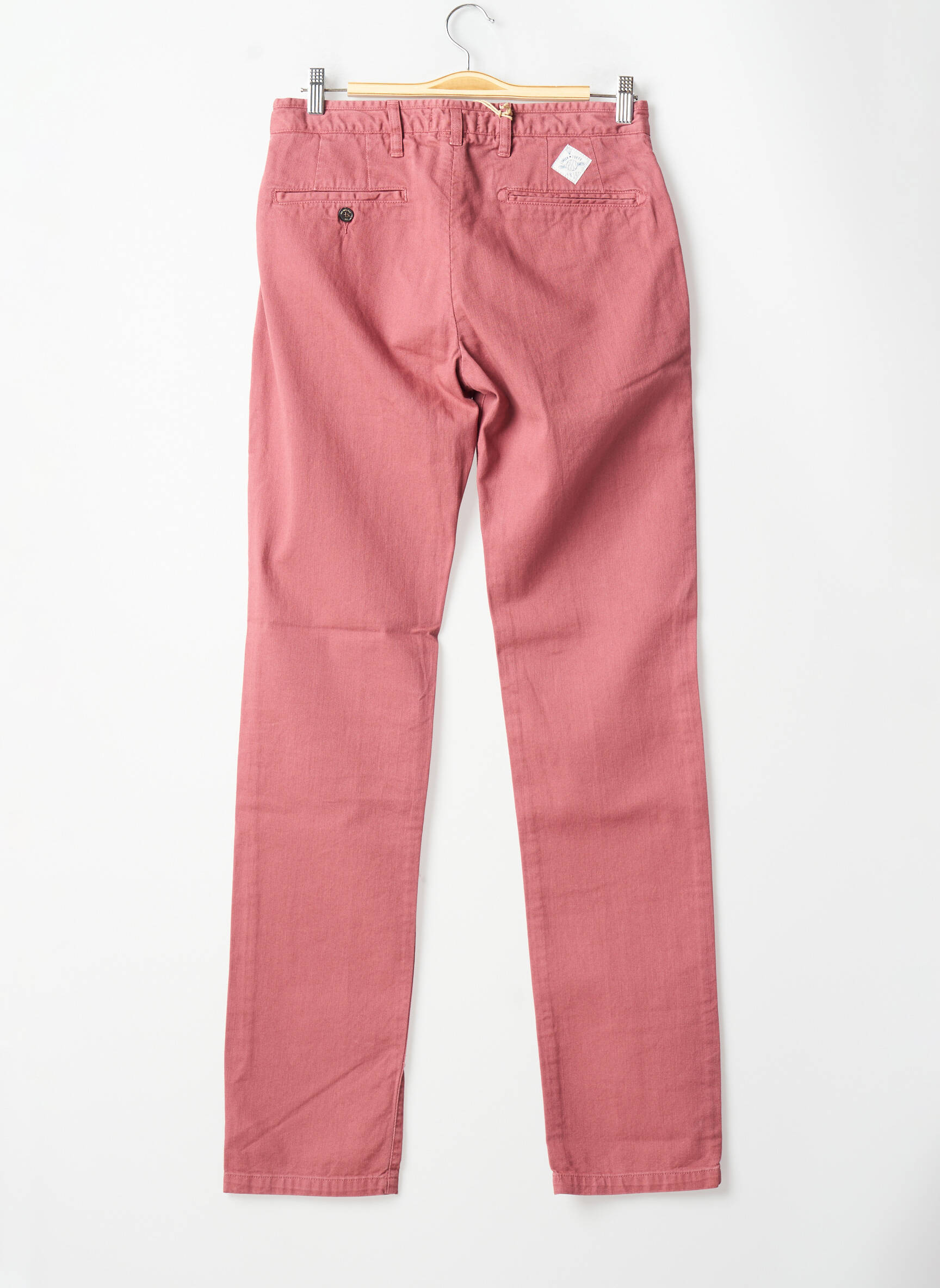 Pantalon chino poches taille normale rose PAUL SMITH homme