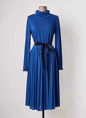 Robe pull bleu B.YU pour femme