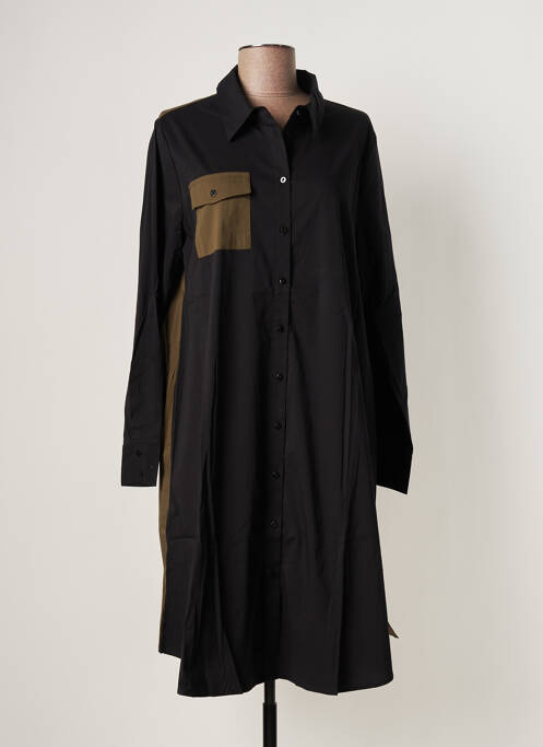 Robe mi-longue noir COSTA 8 MANI pour femme