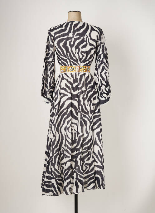 Robe longue bleu IMPREVU pour femme