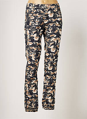 Pantalon slim stretch taille normale beige PLEASE femme