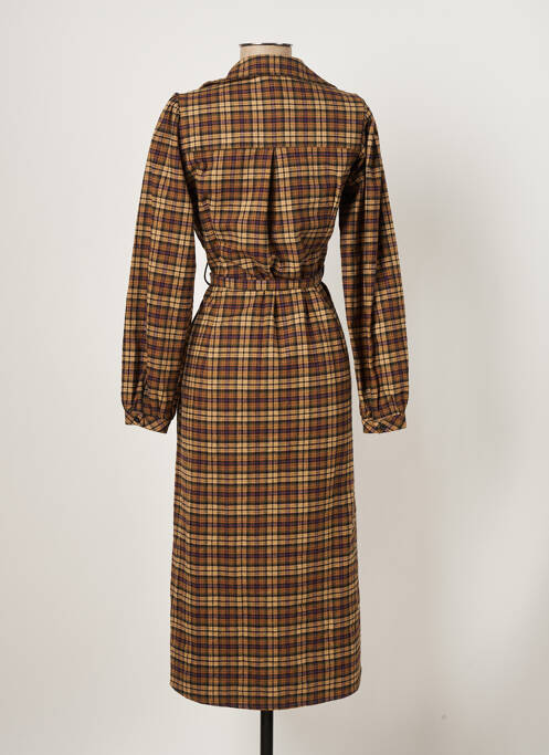 Robe longue marron IMPREVU pour femme