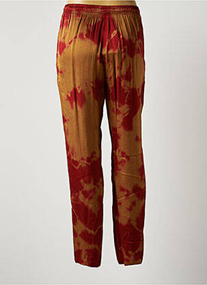 Pantalon droit taille élastique taille normale marron LAUREN VIDAL femme