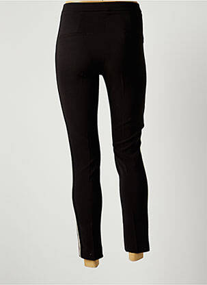 Pantalon slim taille normale taille normale noir LAUREN VIDAL femme